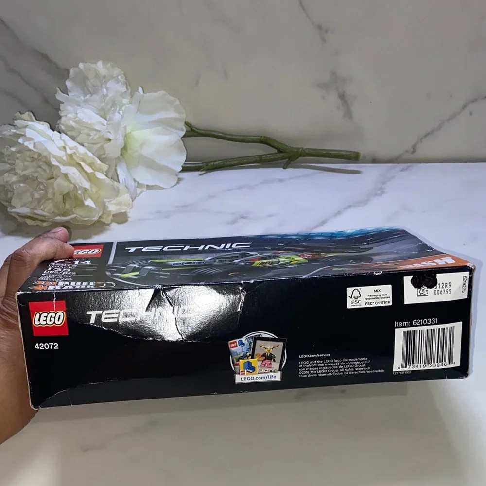 LEGO Technic Green and Black Racing Car Ages 7+